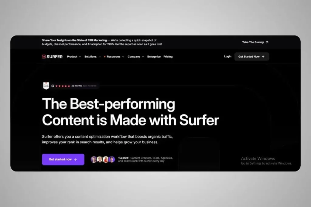 9 Best AI Tools For Blogging 2025 6 Surfer SEO – Data-Driven Content Optimization for Higher Rankings